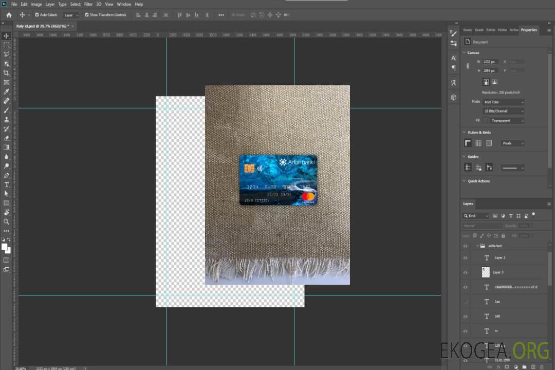 Islande Arion mastercard photolook recto template Islande Arion mastercard photolook recto template